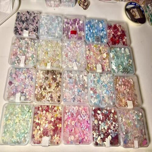 高颜值DIY串珠散珠混装材料