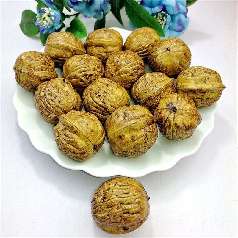 现货速发家居饰品假水果干果模型塑料花生大红枣核桃假模型摄影道