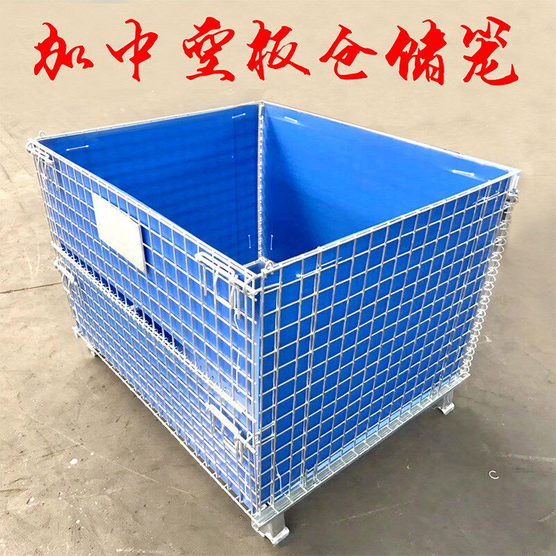 现货速发仓储笼折叠仓储笼铁框蝴蝶笼物流台车周转箱笼大铁笼仓库