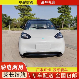 新款 新能源成人轎車混合代步老年車 家用電動四輪車油電兩用封閉式