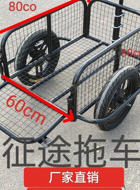 电动车拖车网红小拉车摆摊垂钓电动车买菜拉货小拉车摆地摊