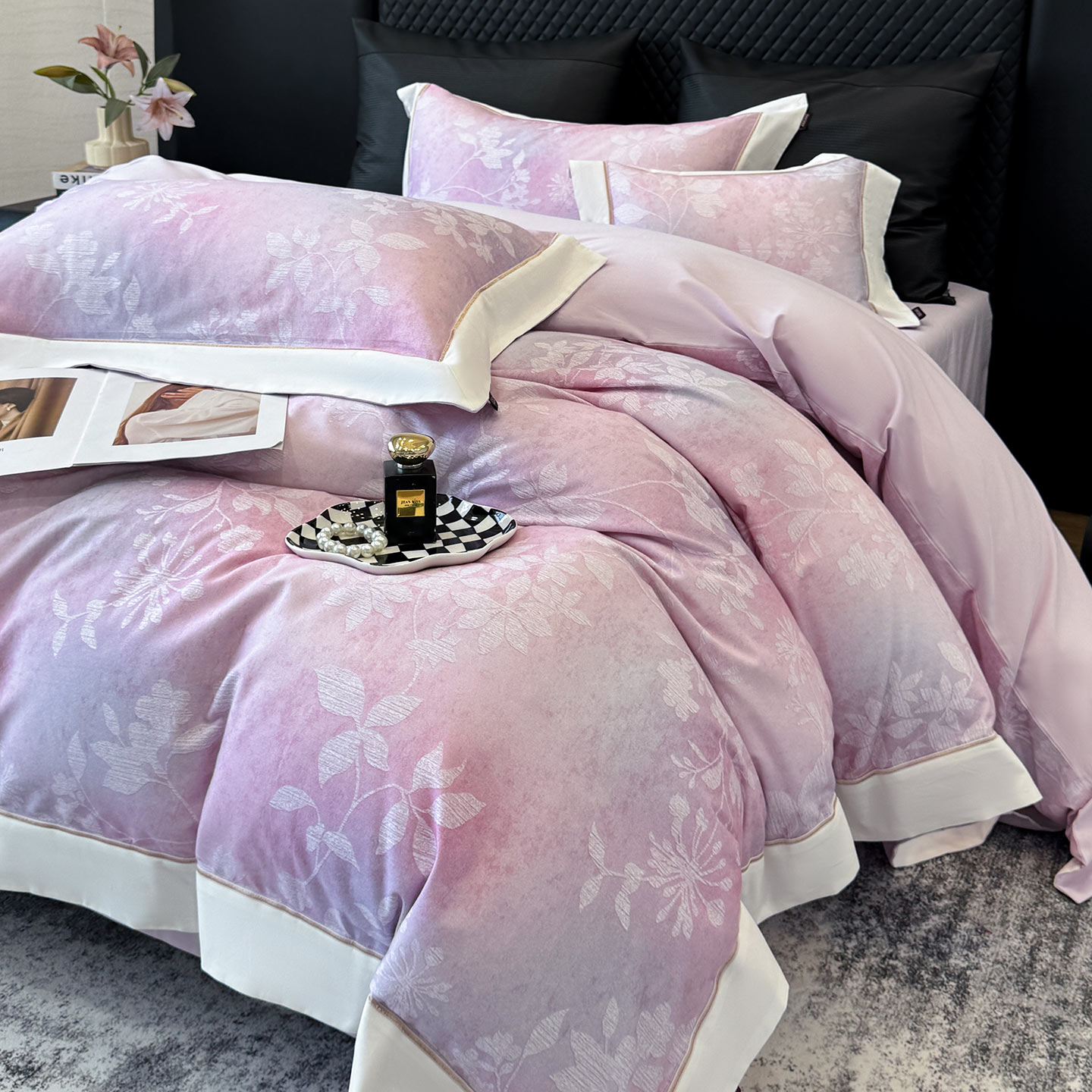 A类100%纯棉加厚四件套