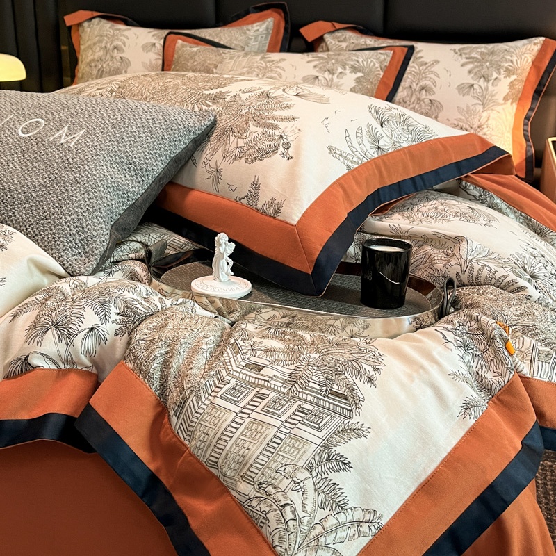 高端A类100%纯棉磨毛四件套