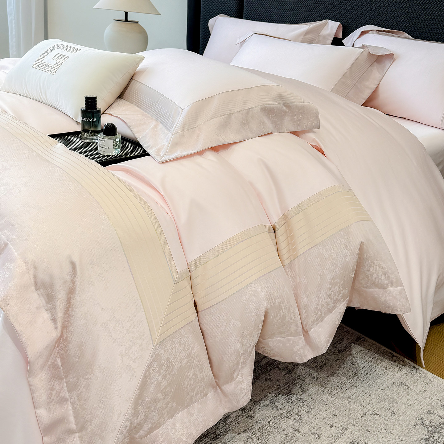 超柔软A类加厚纯棉四件套长绒棉被套床单100%全棉高级感床上用品4