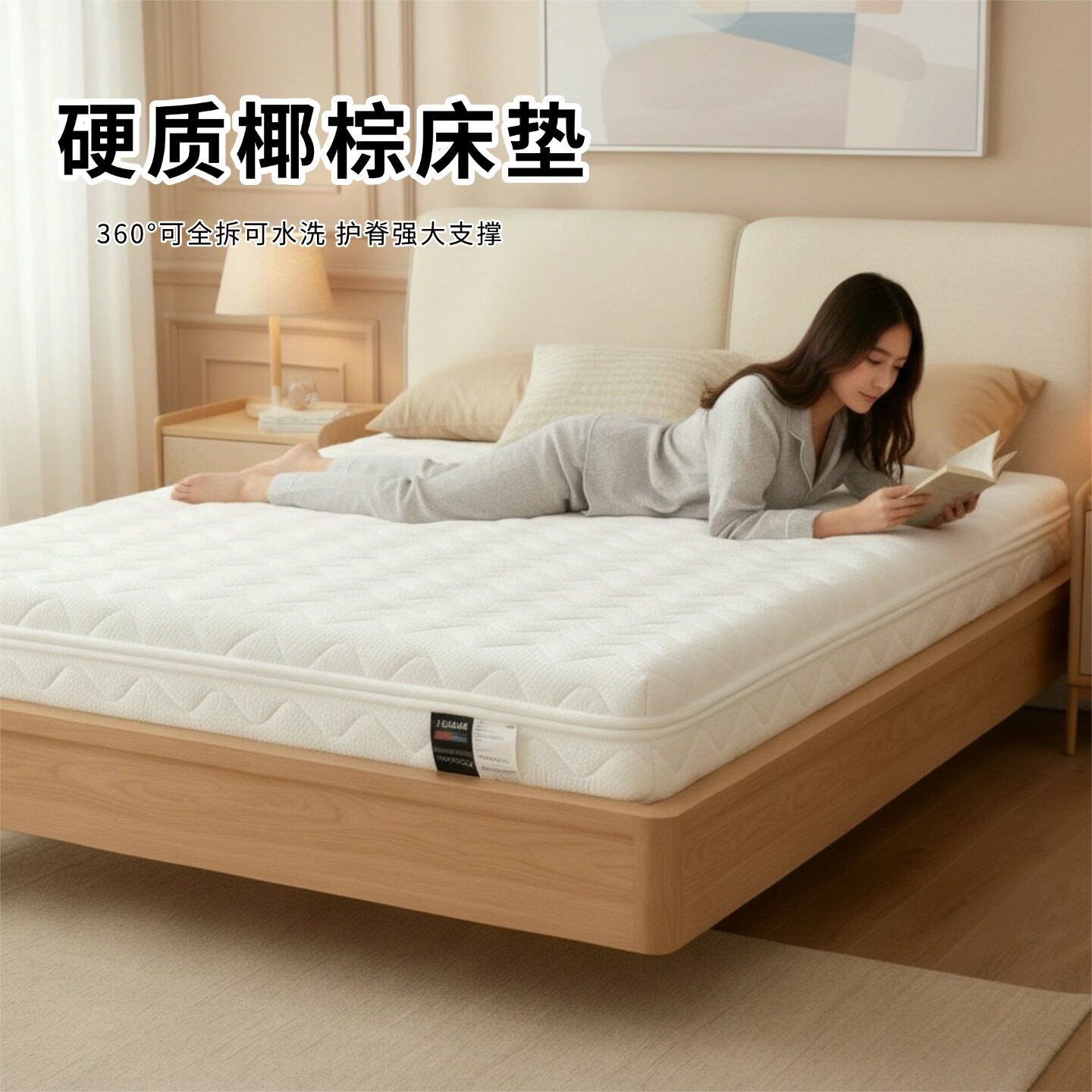 菲欧宫黄麻全拆式S黄麻护腰0胶水