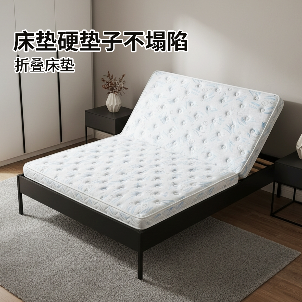 菲欧宫床垫硬垫子不塌陷折叠床垫儿童硬垫护腰护脊0胶水0甲醛
