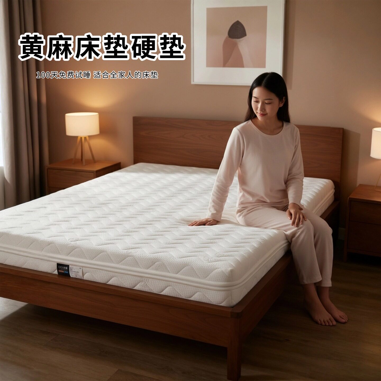 菲欧宫床垫硬垫黄麻S型椰棕老人儿童护腰脊全拆0甲醛0胶水榻榻米