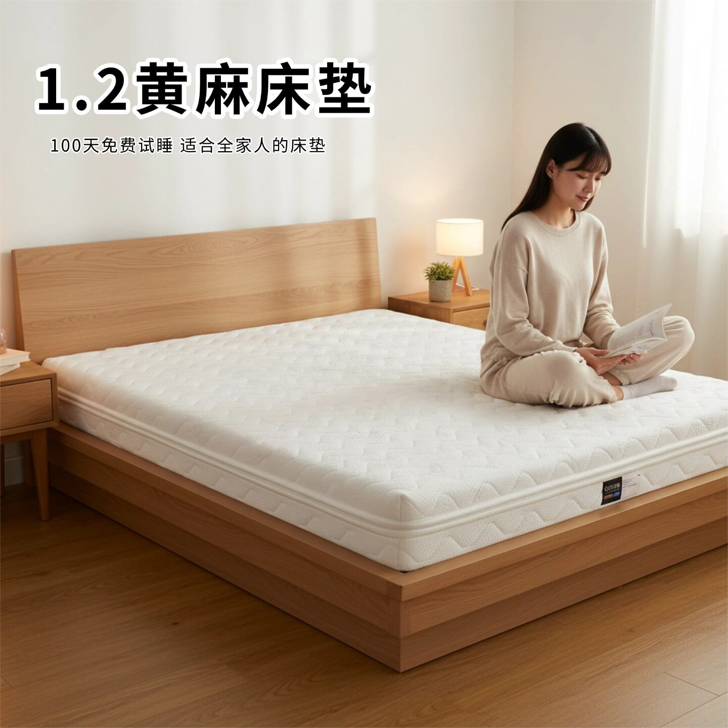 菲欧宫1.2床垫黄麻S型椰棕老人儿童护腰硬垫全拆0甲醛0胶水榻榻米