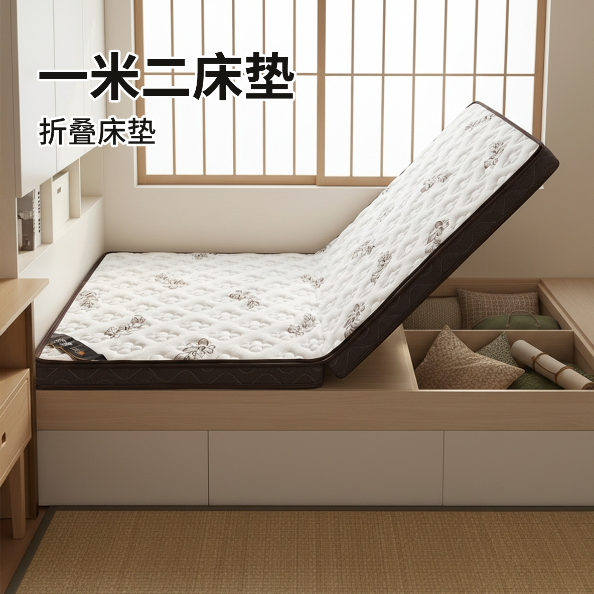 菲欧宫一米二床垫折叠床垫环保