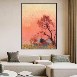 费迪南德·杜普伊加多印象派装饰画小众艺术轻奢高级客厅玄关挂画