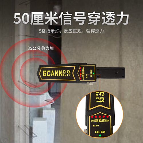 安立达管道测堵神器高精度电工测铁管PVC管线管堵塞探仪排堵仪