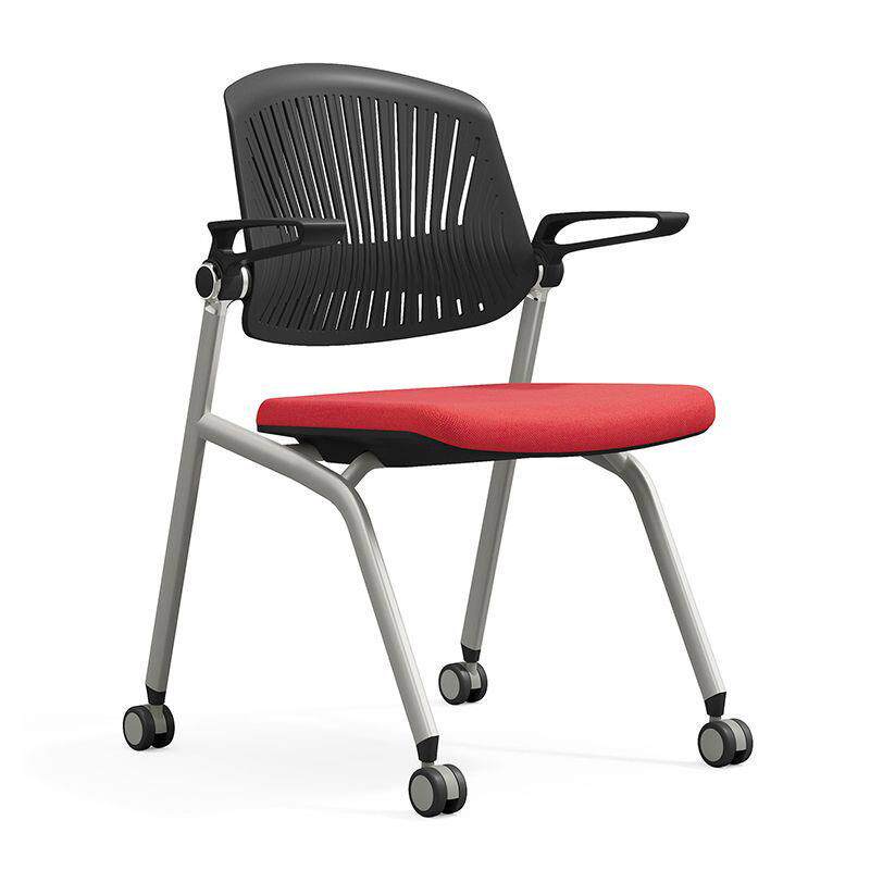培训椅带桌板会议椅折叠写字板职员办公椅组合桌椅一体会议室椅子