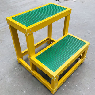 百鼎绝缘凳子 绝缘操作台800MM 两步绝缘操作台10kv 可移动两步式