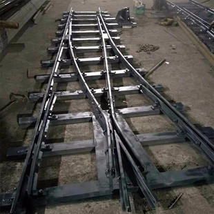 交分道岔 复式 中恒供应菱形交叉渡线道岔 轨道设备通用型单开道岔