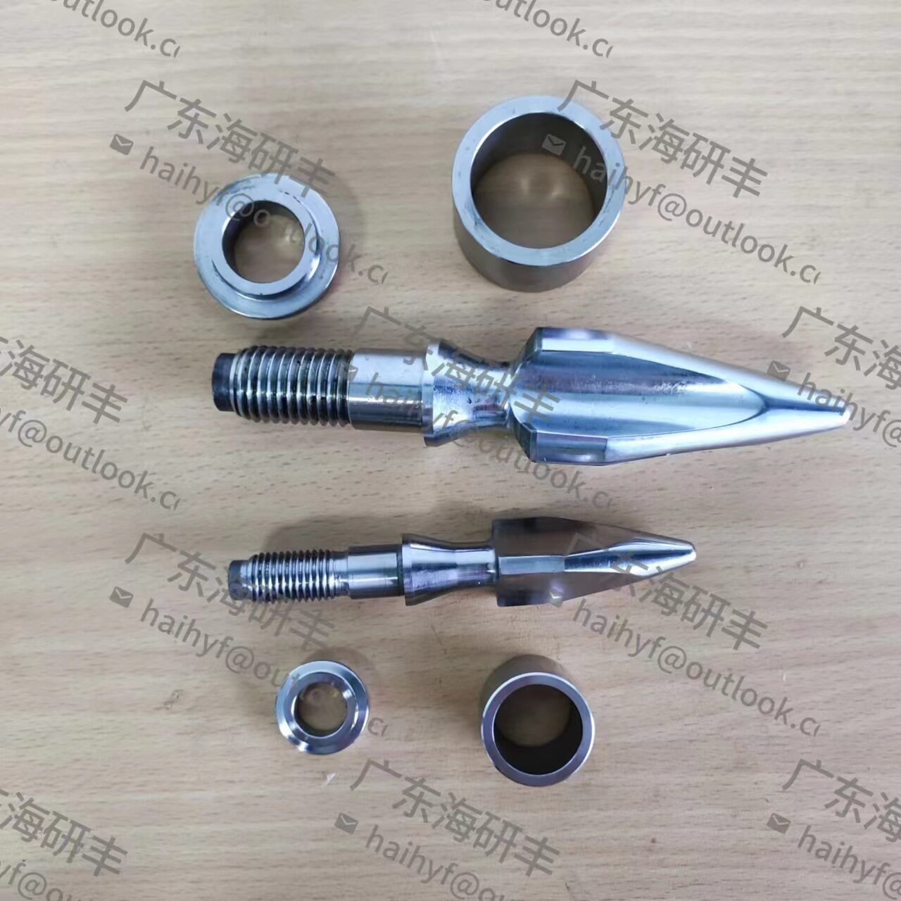 现货海天注塑机配件合金螺杆头三小件24/2830/32/36/40/45/50