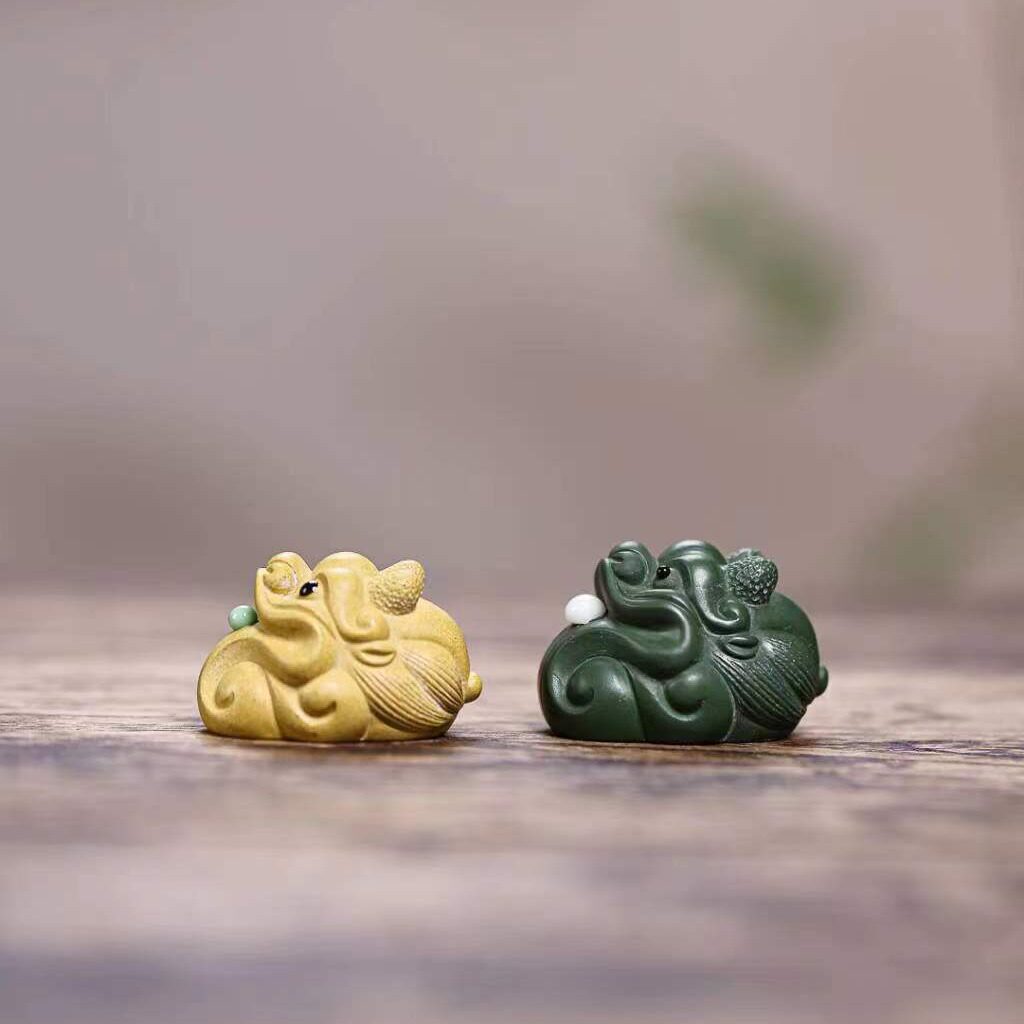 宜兴原矿紫砂茶宠龙摆件创意精品可养茶玩茶台茶桌摆件手把件