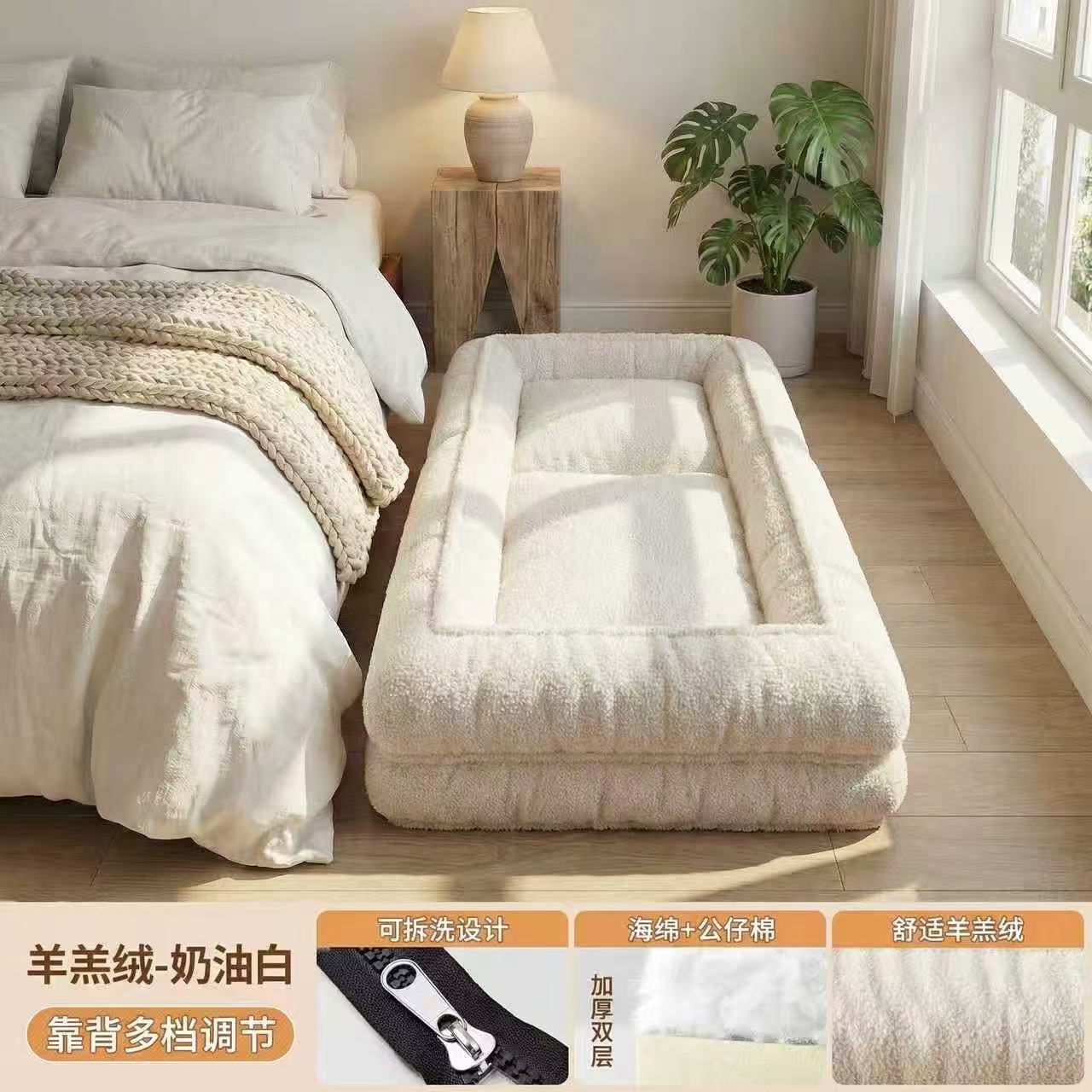 懒人沙发卧室人类巨大狗窝房间折叠榻榻米沙发床网红躺椅阳台单人