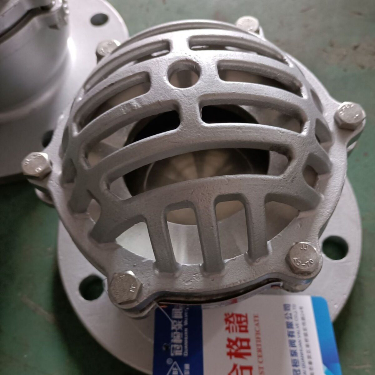 H42X-2.5P法兰软密封不锈钢304材质底阀图片