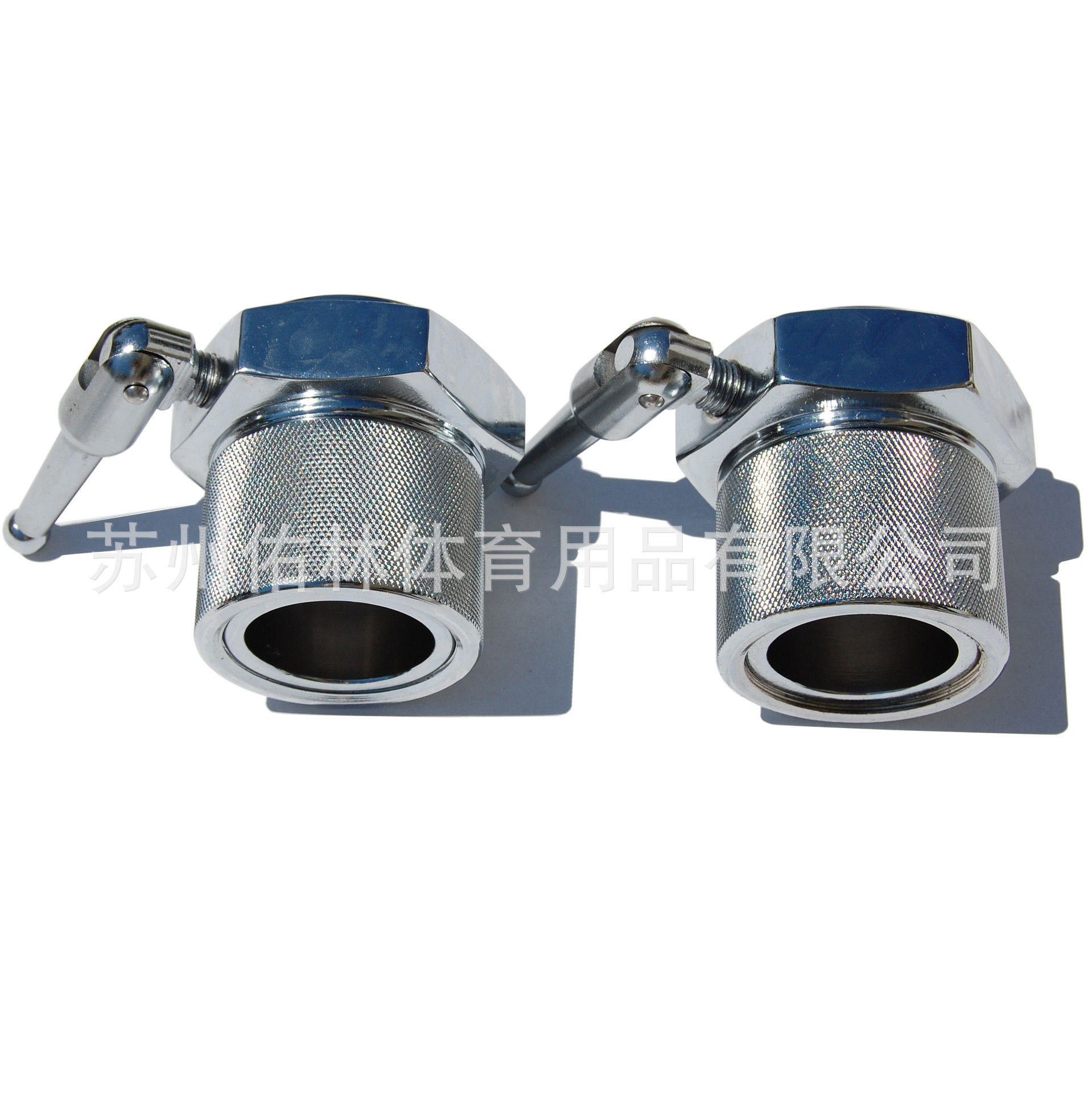 杠铃杆卡扣力量举比赛锁扣奥杆赛级杠铃双锁扣纯钢电镀举重专用