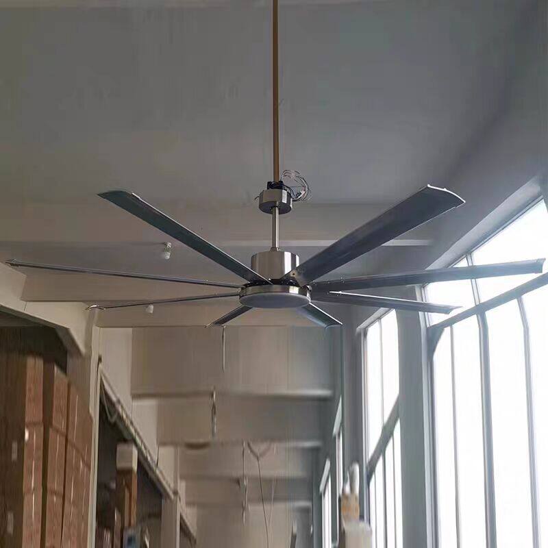 100寸铝叶大风力工业吊扇灯商用酒店大吊扇厂房家用变频静音风扇
