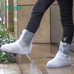 鞋 穿子 雨防水套女士时尚 外可携带靴防滑下雨天雨穿