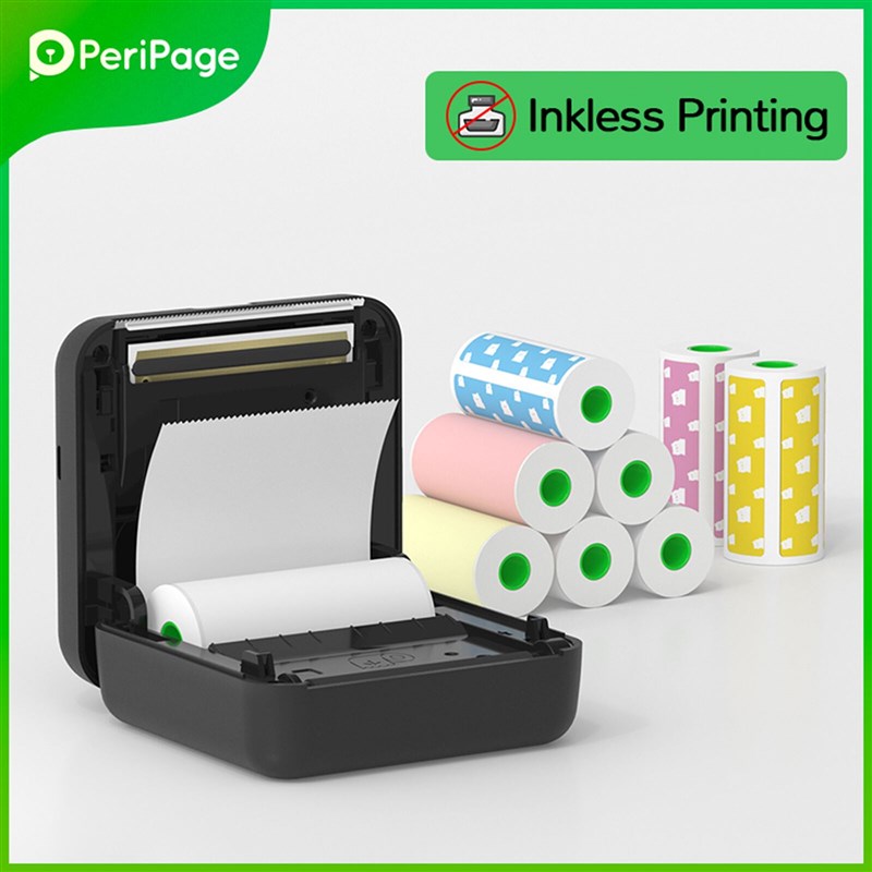 速发Peripage A6 304DPI Mini Photo BT Printer Pocket Photo Pr