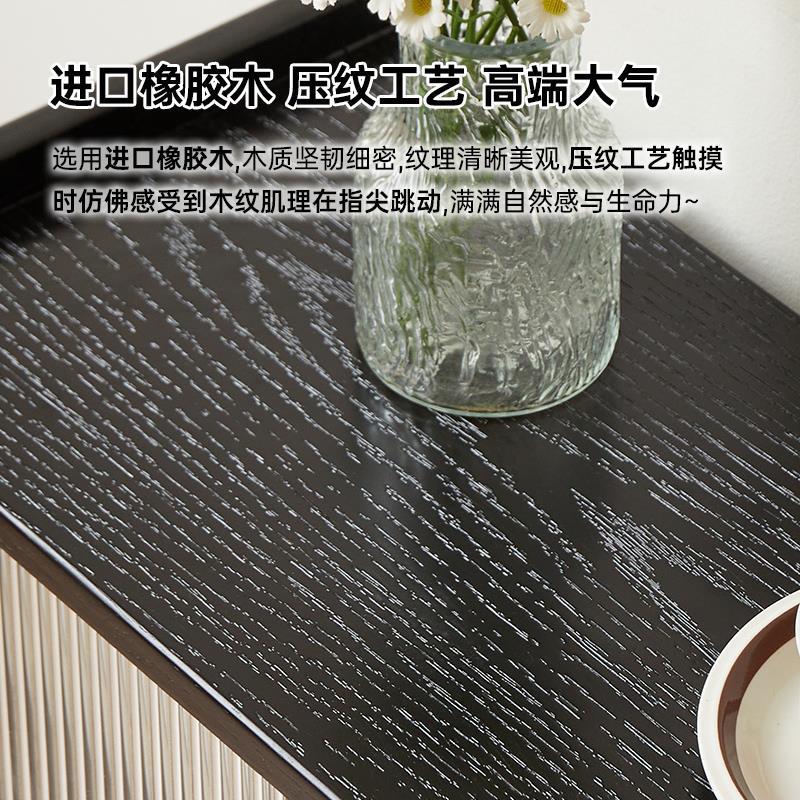 实木边几可移动家用小茶几角几沙发侧边柜多功能小推车客厅置物架