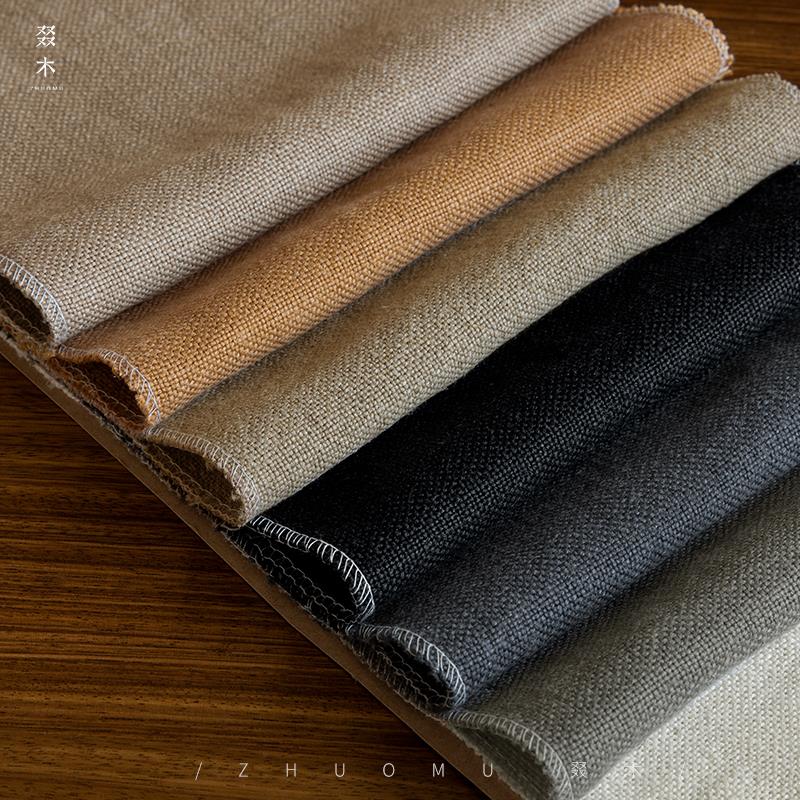 叕木|沙发床色卡链接/亚麻布料毛圈布小样拍下联系客服确认邮寄