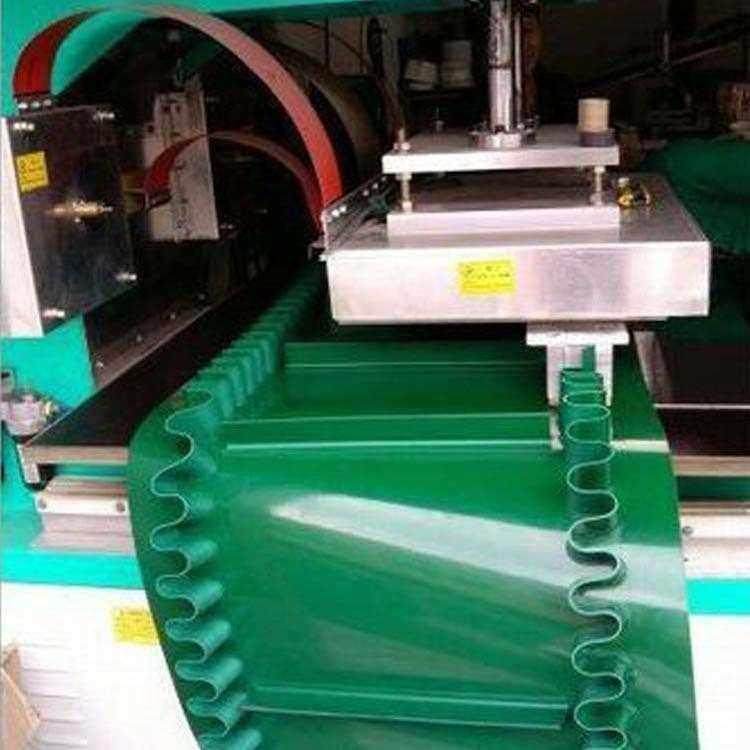 工厂生产绿色PVC防滑热硫化输送带 不跑偏耐高温加裙边导条传送带,基础建材,装饰盖,淘宝优惠券,粉丝福利购,淘宝优惠卷