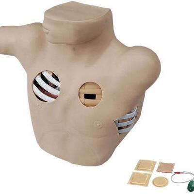 ENOVO颐诺人体胸腔穿刺引流模型胸腔穿刺与引流术气胸处理医生