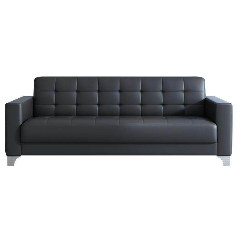 办公沙发现代简约新款三人位办公室会客接待商务小型时尚茶几组合