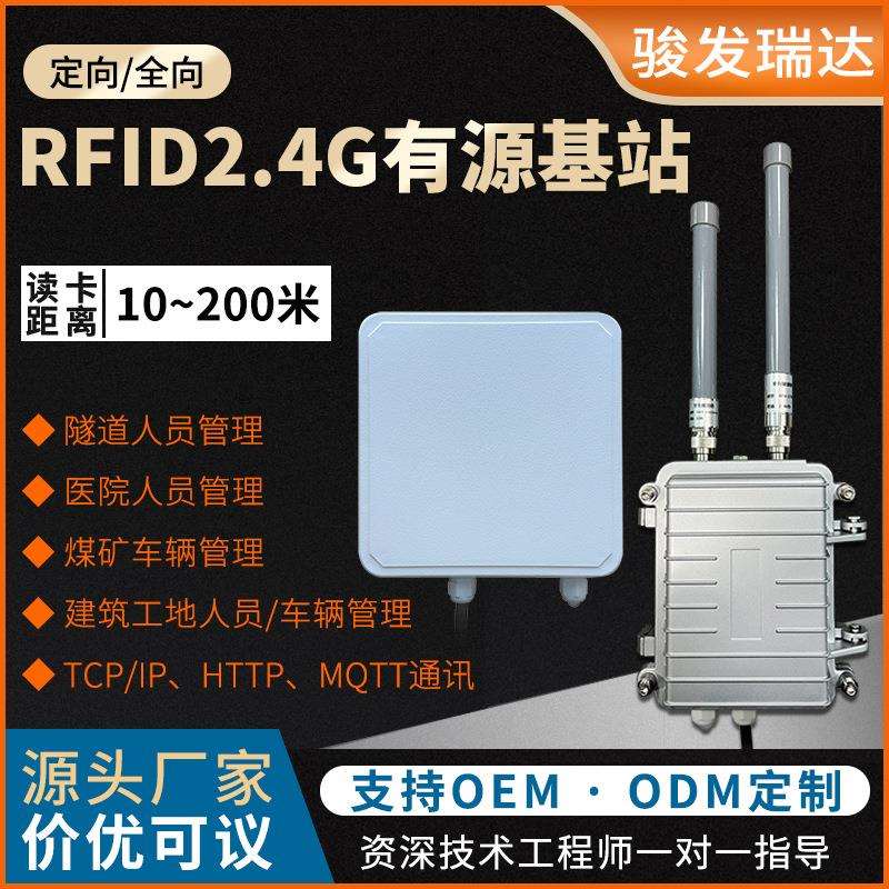 2.4G全/定向有源RFID读写器微波远距离读卡器电子标签阅读器图片