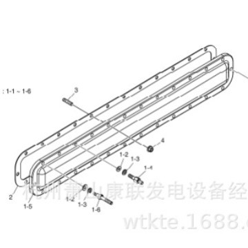 10 5 33 - 000 61 B 水 箱 盖DP086TA /LA斗山 - 实物图