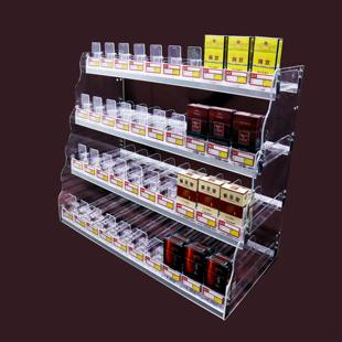 带自动推烟架的香烟架便利店香烟展示架展示柜超市前台香烟销售柜