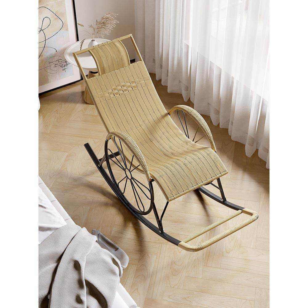 夏季藤椅摇椅家用摇摇椅大人逍遥椅老人阳台休闲躺椅藤编懒人椅子,住宅家具,摇椅,淘宝优惠券,粉丝福利购,淘宝优惠卷