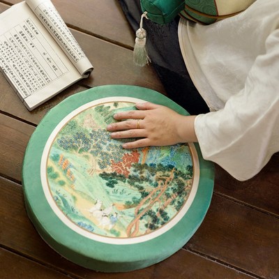 极速客厅地毯地上懒人榻榻米蒲团坐垫阳台飘N窗台圆形坐垫拜垫只