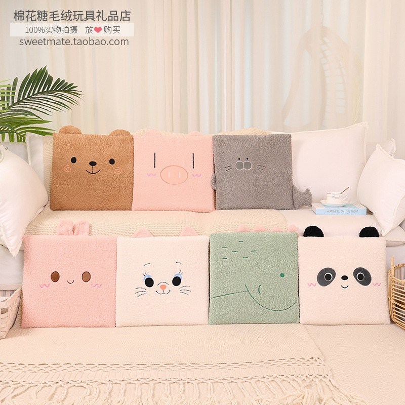 极速恐龙记忆棉坐垫屁垫办公室久坐神器I方形学生椅子椅垫毛绒座