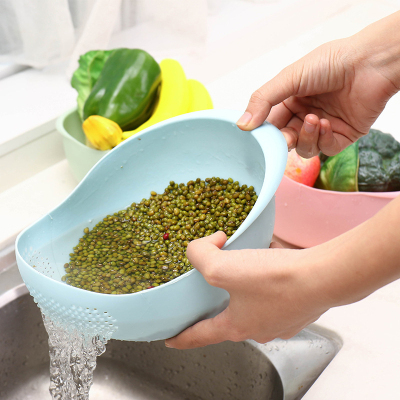 极速Rice Sieve Washing Filter Strainer BaLsket Plastic Colan