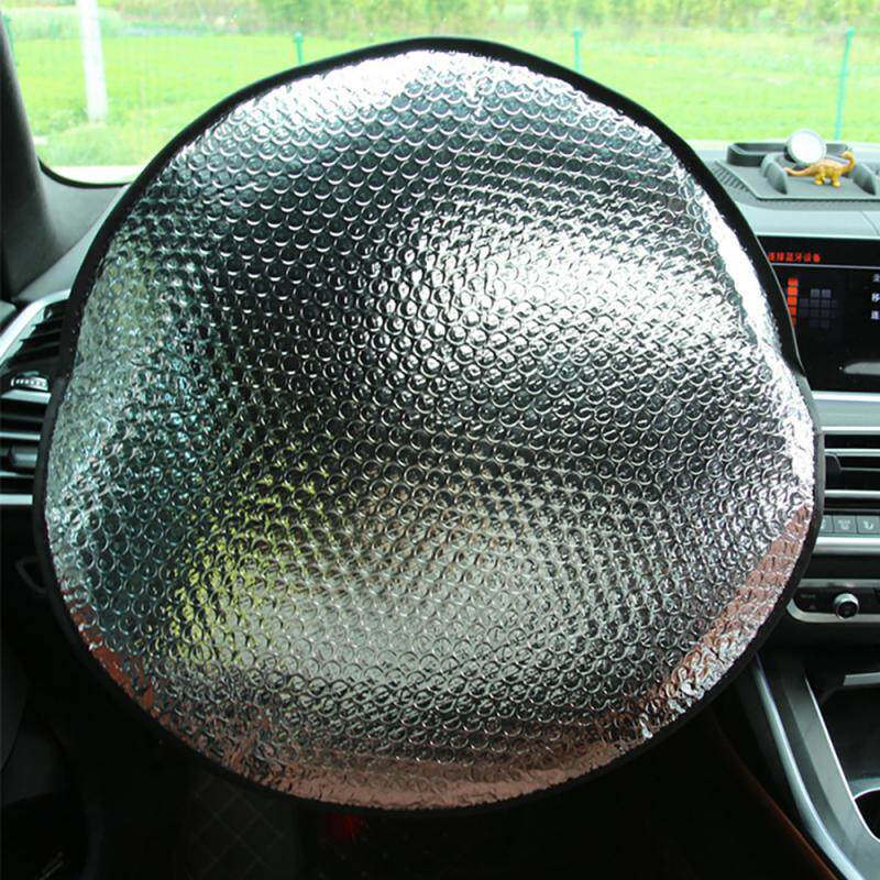 极速Car Steering Wheel Sun wShade Double Thick Sun Protectio