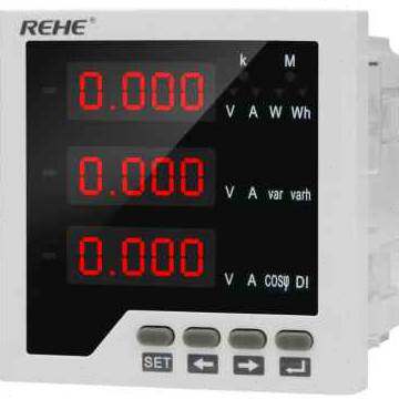 极速厂新三相多功能数显表9696分屏数码电表O电力仪表测量电流电