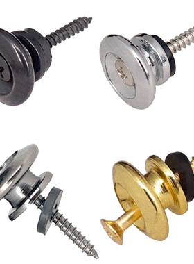 极速2Pcs/Pair Replacemetnt Guitar Strap Locks Parts Chrome B