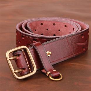 Buckle Mens Luxury 极速Doauble Belt Copper Fashion Retro pin
