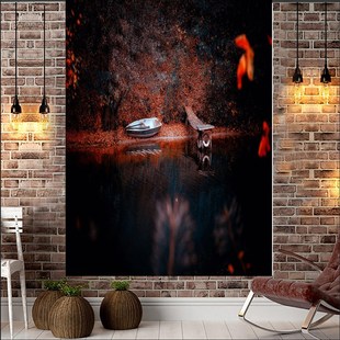 Natural 速发Forest Tapestry Plant Scenery Landscape