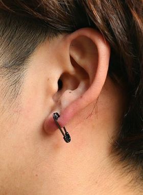 极速JAM HOME MAlDE SAFETY PIN DIAMOND PIERCE 银饰回纹针镶钻