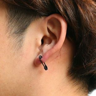 极速JAM HOME MAlDE SAFETY PIN DIAMOND PIERCE 银饰回纹针镶钻