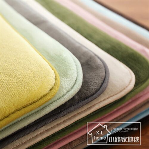 极速现代简约卧室家用法兰绒地毯玄关入户进门地垫门垫.防滑吸水