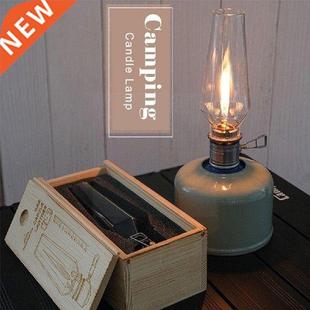 极速Outdoor Camkping Lamp Lantern Gas Candle Lamp Convenient