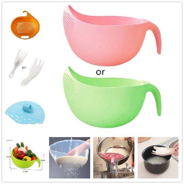 极速Rice Washing Filter StraineBr Basket Sieve Fruit Vegetab
