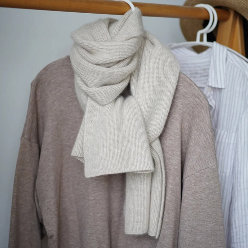 极速羊绒围巾毛h线手工diy编织材料包送男友礼物女生手织细线打发