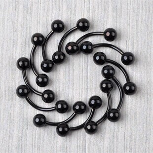 极速gue Nose Ring Tragus Ear Piercing BJarbell Tunnel Body J